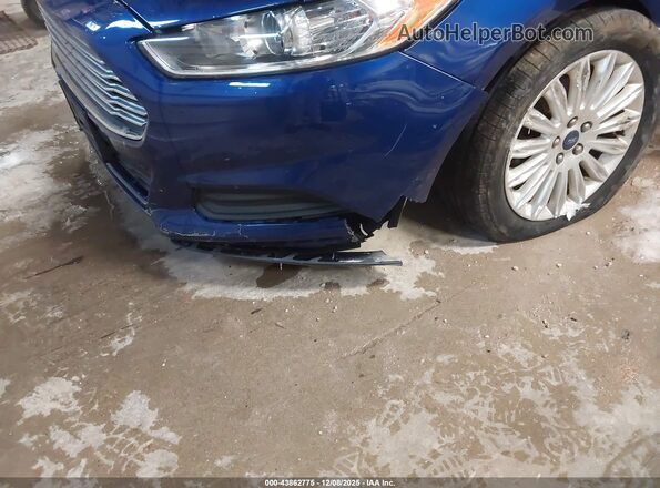 3FA6P0LU2GR155413 2016 FORD FUSION HYBRID Синий Вид спереди