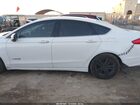 2018 Ford Fusion Hybrid Se White vin: 3FA6P0LU2JR209140