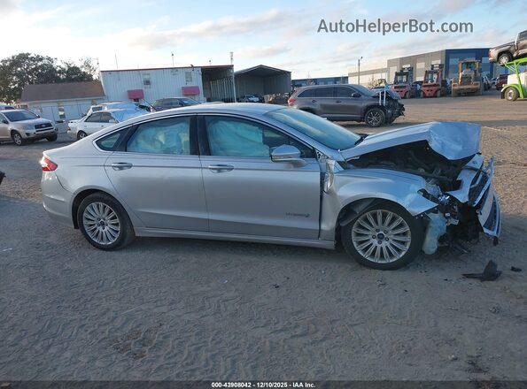 3FA6P0LU3GR190980 2016 FORD FUSION HYBRID Серебряный Панорамный вид салона 360°