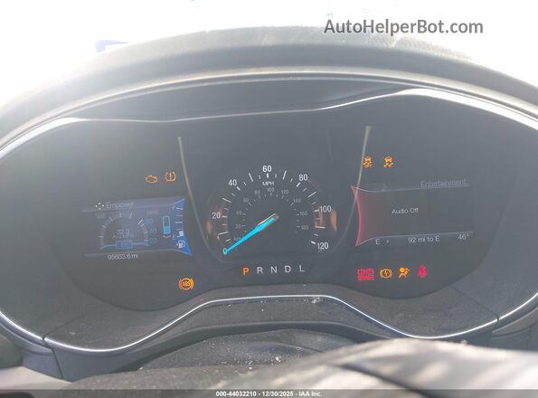 3FA6P0LU3GR332969 2016 FORD FUSION HYBRID Синий Вид задних сидений