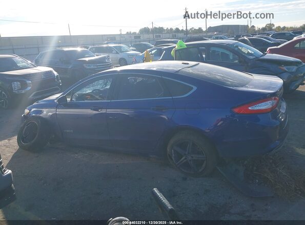 3FA6P0LU3GR332969 2016 FORD FUSION HYBRID Синий Панорамный вид салона 360°