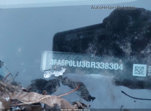 3FA6P0LU3GR338304 2016 FORD FUSION HYBRID Белый Вид подкапотного пространства
