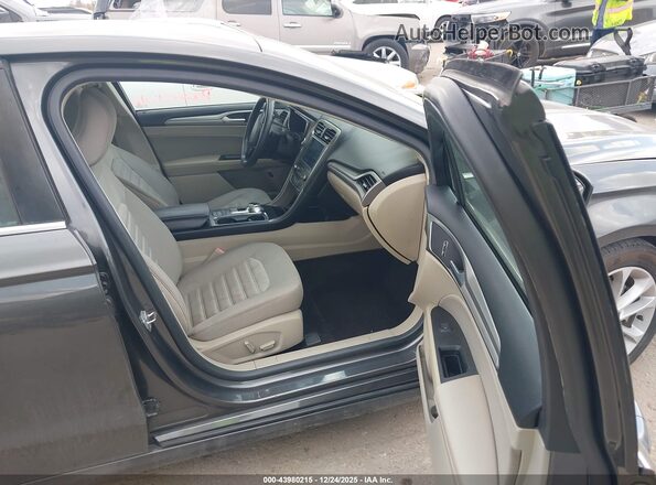 3FA6P0LU3KR187733 2019 FORD FUSION HYBRID Серый Вид салона спереди