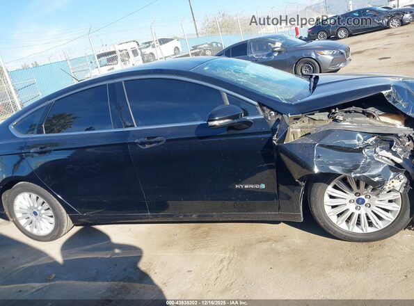 3FA6P0LU9GR329039 2016 FORD FUSION HYBRID Черный Панорамный вид салона 360°