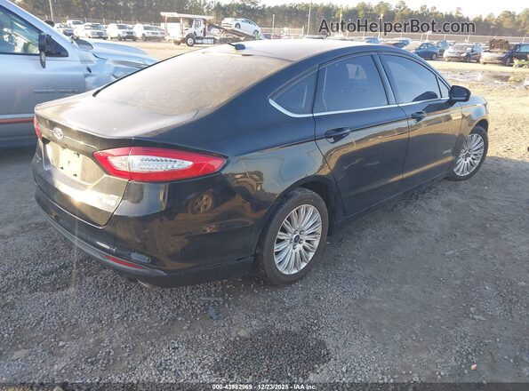 3FA6P0LU9GR389080 2016 FORD FUSION HYBRID Черный Задняя правая четверть