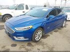 2017 Ford Fusion Energi Se Luxury Синий vin: 3FA6P0PU7HR110656