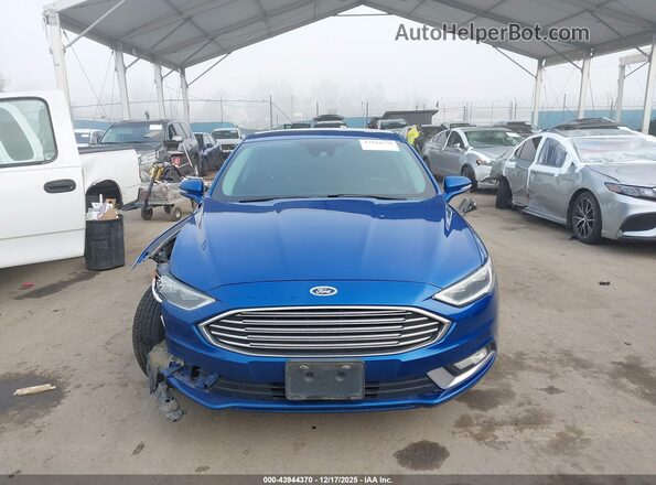 3FA6P0PU7HR110656 2017 FORD FUSION ENERGI Синий Вид щитка приборов