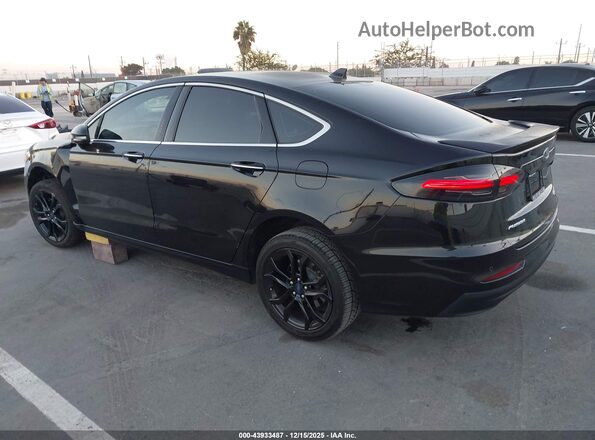 3FA6P0RU8LR157264 2020 FORD FUSION HYBRID Черный Задняя левая четверть