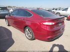 2016 Ford Fusion Hybrid Titanium Красный vin: 3FA6P0RUXGR132565