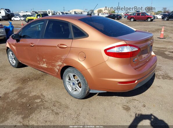 3FADP4BJ3HM122361 2017 FORD FIESTA Оранжевый Задняя левая четверть