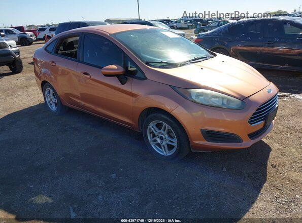 3FADP4BJ3HM122361 2017 FORD FIESTA Оранжевый Передняя правая четверть