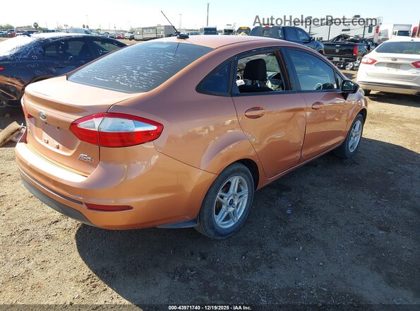3FADP4BJ3HM122361 2017 FORD FIESTA Оранжевый Задняя правая четверть