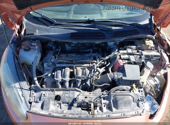 3FADP4BJ3HM122361 2017 FORD FIESTA Оранжевый Вид сзади
