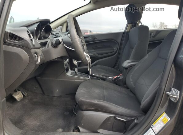 3FADP4BJ4JM140728 2018 FORD FIESTA Угольный Вид салона спереди