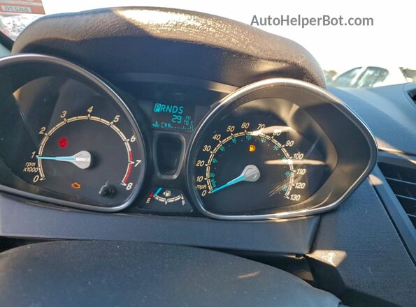 3FADP4BJ6HM167312 2017 FORD FIESTA Gray Vista del cuadro de instrumentos