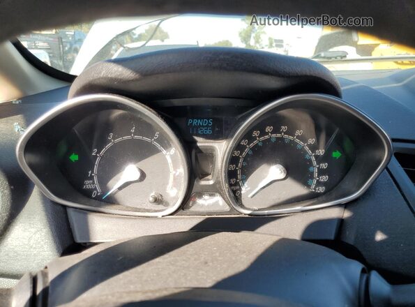 3FADP4BJ9HM109839 2017 FORD FIESTA Silver Вид щитка приладів