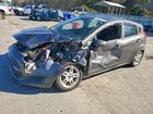 2018 Ford Fiesta Se Gray vin: 3FADP4EJ8JM129713