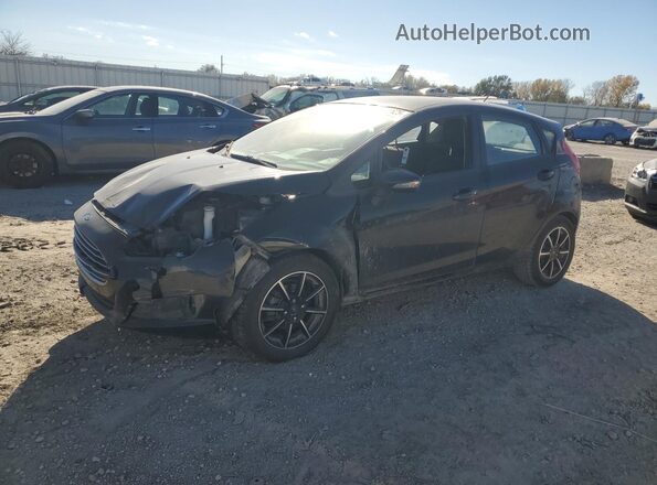 3FADP4EJ8KM163491 2019 FORD FIESTA Черный Передняя левая четверть