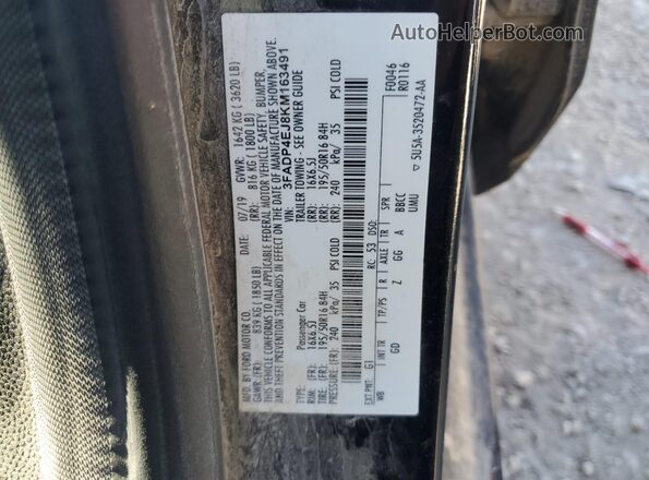 3FADP4EJ8KM163491 2019 FORD FIESTA Черный Вид подкапотного пространства