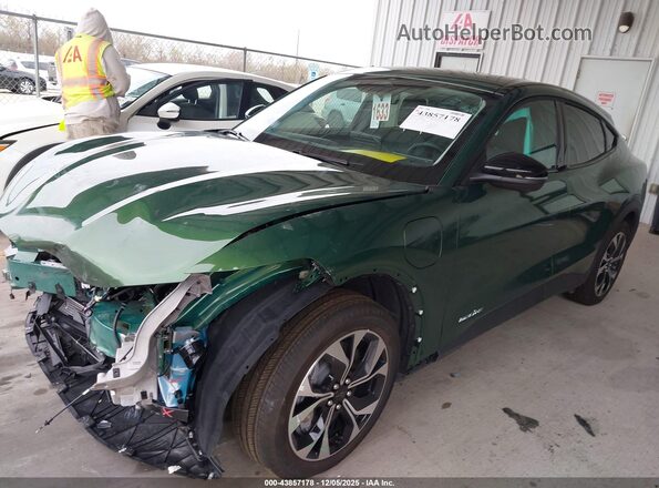 3FMTK1R45SMA55882 2025 FORD MUSTANG MACH-E Зеленый Передняя левая четверть