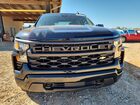 2024 Chevrolet Silverado C1500 Custom Черный vin: 3GCPABEK9RG186731