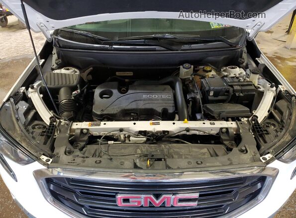 3GKALMEV1JL322713 2018 GMC TERRAIN Белый Вид подкапотного пространства