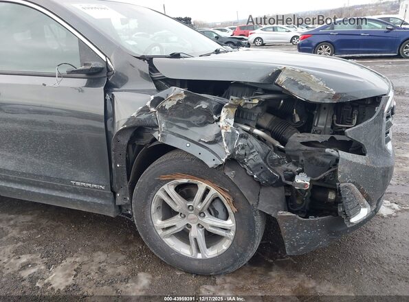 3GKALMEV1KL349833 2019 GMC TERRAIN Серый Вид спереди