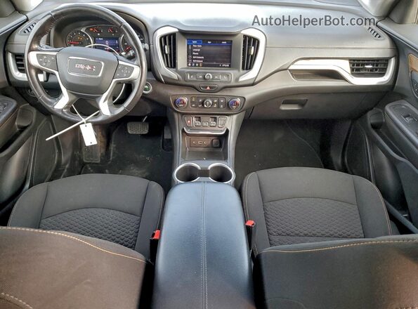 3GKALMEV1ML398260 2021 GMC TERRAIN Серебряный Вид панели приборов