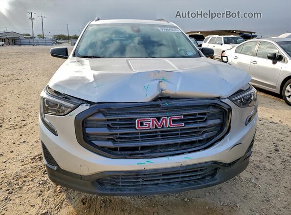 3GKALMEV1ML398260 2021 GMC TERRAIN Серебряный Вид спереди