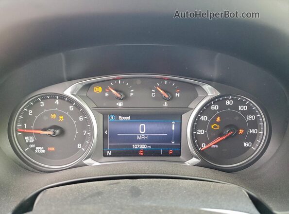 3GKALMEV1ML398260 2021 GMC TERRAIN Серебряный Вид щитка приборов