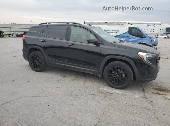 3GKALMEV3ML335645 2021 GMC TERRAIN Черный Передняя правая четверть