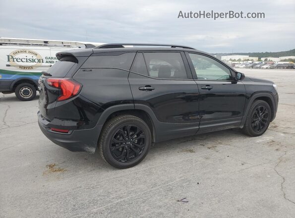 3GKALMEV3ML335645 2021 GMC TERRAIN Черный Задняя правая четверть