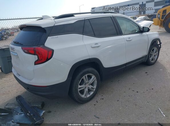3GKALMEV3ML396364 2021 GMC TERRAIN Белый Задняя правая четверть