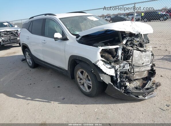 3GKALMEV3ML396364 2021 GMC TERRAIN Белый Передняя правая четверть