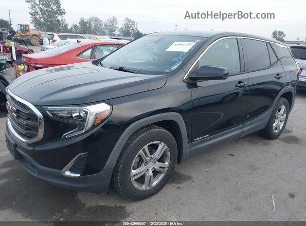 3GKALMEV4JL276309 2018 GMC TERRAIN Черный Передняя левая четверть