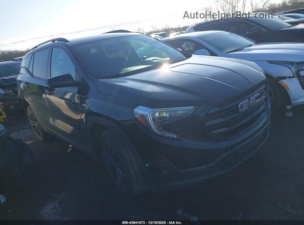 3GKALMEV4ML313329 2021 GMC TERRAIN Black Przód prawy
