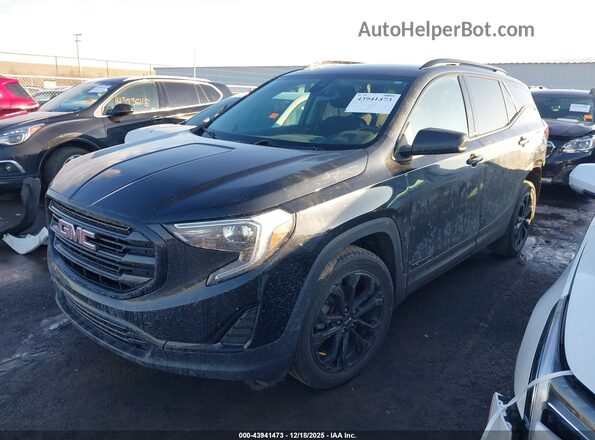 3GKALMEV4ML313329 2021 GMC TERRAIN Black Przód lewy