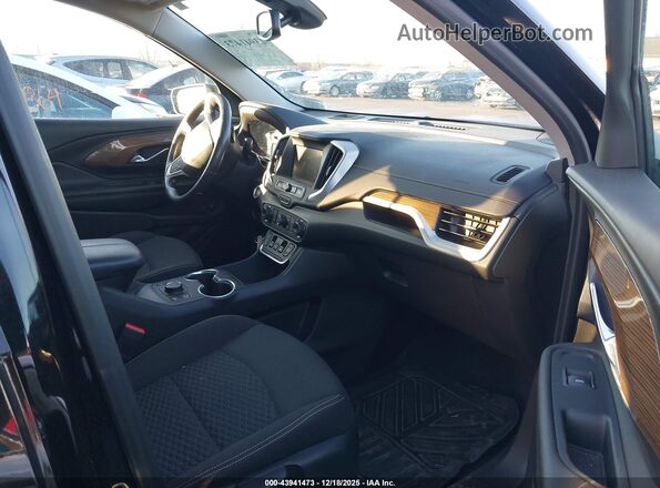 3GKALMEV4ML313329 2021 GMC TERRAIN Black Widok wnętrza z przodu