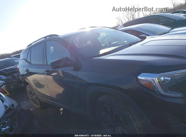 3GKALMEV4ML313329 2021 GMC TERRAIN Black Widok wnętrza 360 stopni