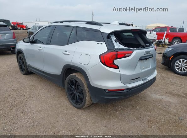 3GKALMEV5ML348218 2021 GMC TERRAIN Silver Задня ліва чверть