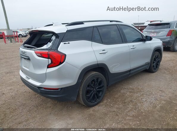 3GKALMEV5ML348218 2021 GMC TERRAIN Silver Задня права чверть