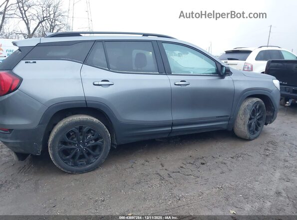 3GKALMEV7ML357521 2021 GMC TERRAIN Серый Вид задней части салона