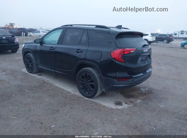 3GKALMEVXML349462 2021 GMC TERRAIN Black Задня ліва чверть