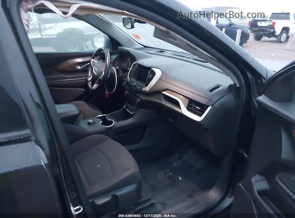 3GKALMEVXML349462 2021 GMC TERRAIN Black Вид салону спереду