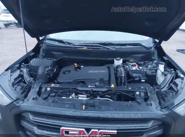 3GKALMEVXML349462 2021 GMC TERRAIN Black Вид ззаду