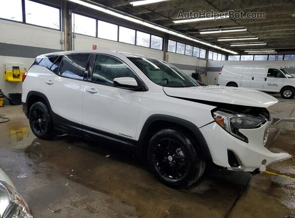 3GKALMEVXML358937 2021 GMC TERRAIN Белый Передняя правая четверть