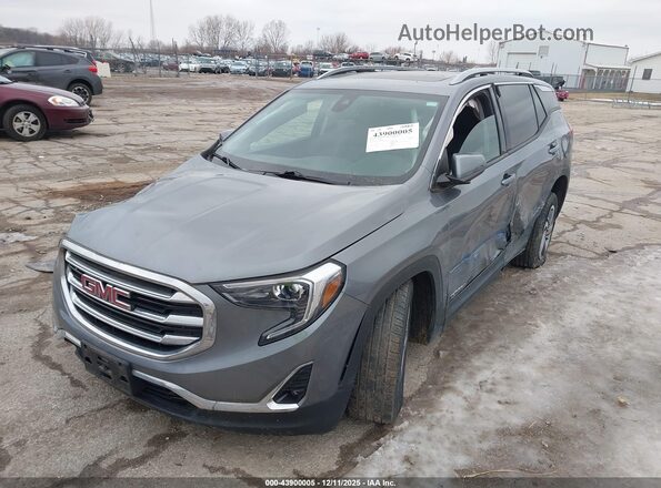 3GKALPEV3ML382966 2021 GMC TERRAIN Серый Передняя левая четверть