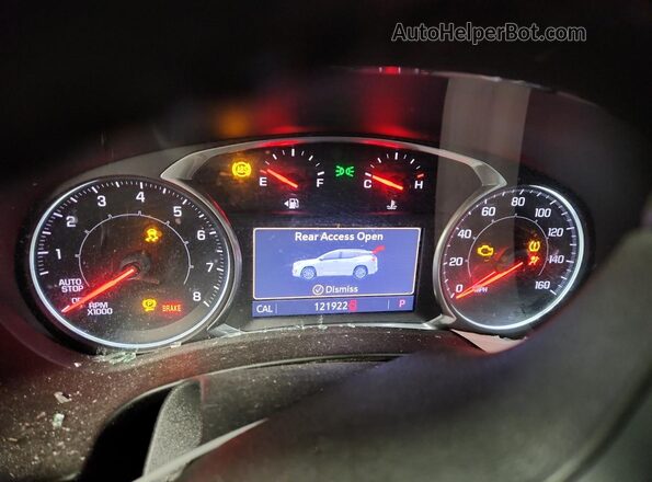 3GKALPEV4LL146812 2020 GMC TERRAIN Black ხელსაწყოთა პანელის ხედი