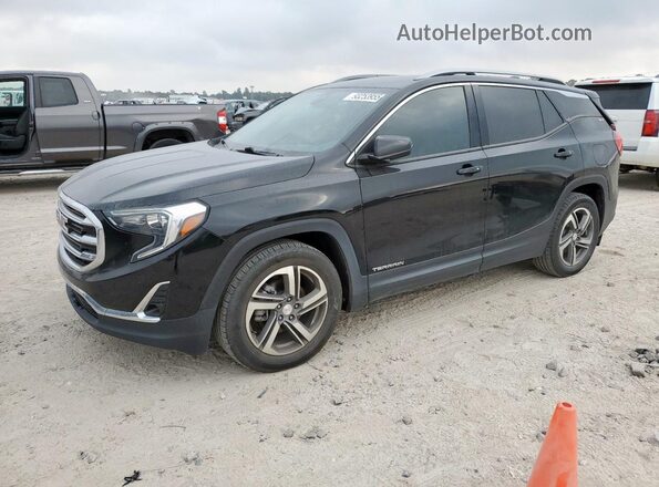 3GKALPEV5ML383861 2021 GMC TERRAIN Черный Передняя левая четверть