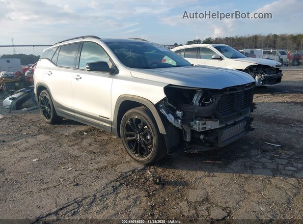 3GKALPEV7ML356855 2021 GMC TERRAIN Silver Delantero derecho